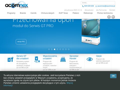 Acomnex - programy do serwisów