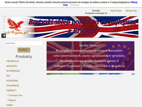 Uk4you.pl - angielski sklep orginalne brytyjskie towary