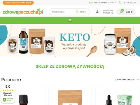 Zdrowapaczucha.pl - sklep z naturalną żywnością