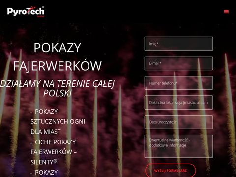 Pyro-tech.pl - pokazy pirotechniczne