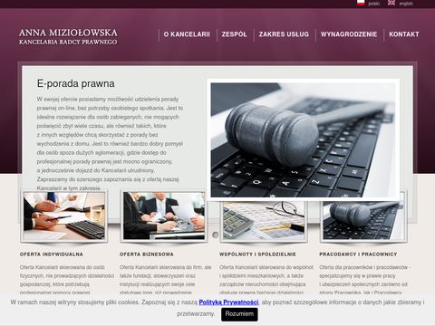 Miziolowska.pl radca prawny dla firm