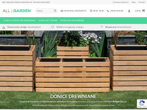 All4garden.pl - donice ogrodowe drewniane
