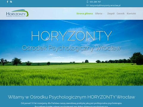 Horyzonty.wroclaw.pl psycholog Magdalena Żyła