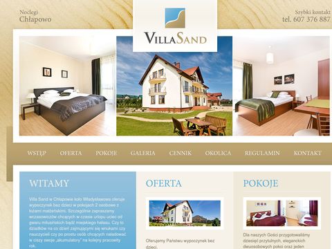 Villasand.pl w Chłapowie - kwatery prywatne