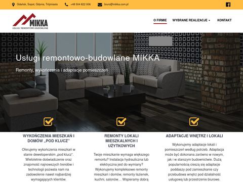 Remonty Gdańsk - usługi remontowe Mikka
