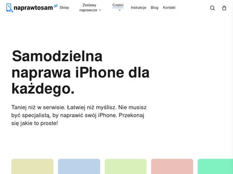Naprawtosam.pl - zestawy naprawcze do iphone