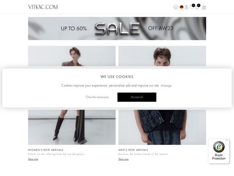 Vitkac.com - sklep z odzieżą luksusową