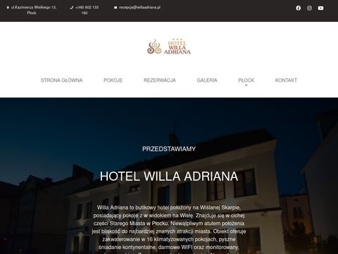 Strona Hotelu Willa Adriana
