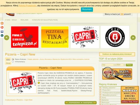 AlePizza.com ranking pizzerii w Krakowie