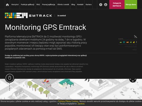 Emtrack.eu - lokalizator GPS pojazdów