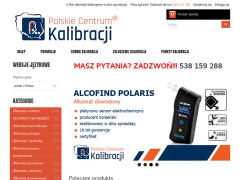 Polskie Centrum Kalibracji - niezawodne alkomaty