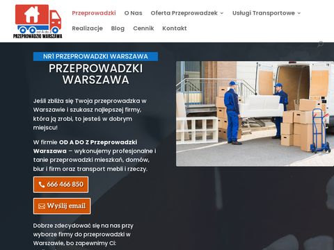 Warszawaprzeprowadzki.pl transport mebli