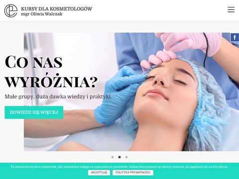 Kursydlakosmetologow.pl szkolenia dla kosmetyczek