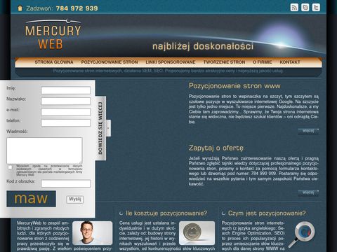 Mercuryweb.pl - pozycjonowanie stron