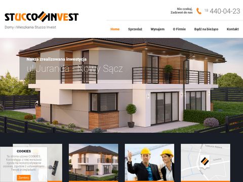 Stucco-invest.pl wynajem mieszkań Nowy Sącz