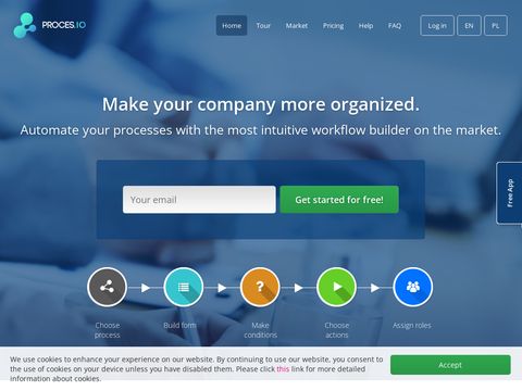 Proces.io - zarządzanie procesami biznesowymi