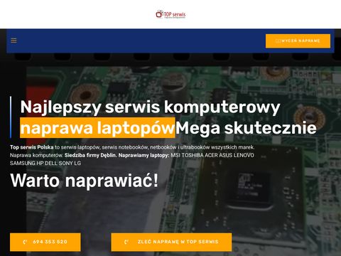 Komputerytopserwis.pl - dobry serwis komputerowy