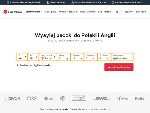 Euro-paka.pl paczki polska anglia
