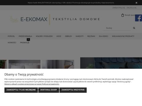 E-ekomax.pl - prześcieradła jersey i frotte