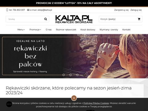 Rękawiczki skórzane męskie - sklep Kalta.pl