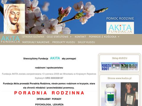 Pomoc w uzależnieniach fundacja Akita Wrocław