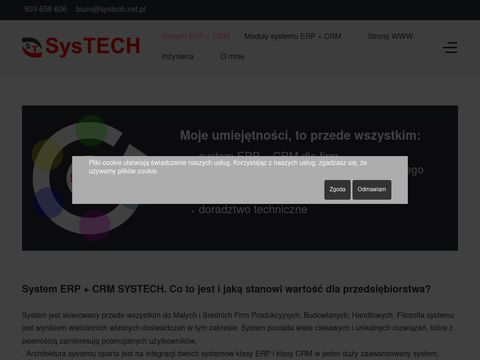 SysTECH - strony internetowe, system erp + crm