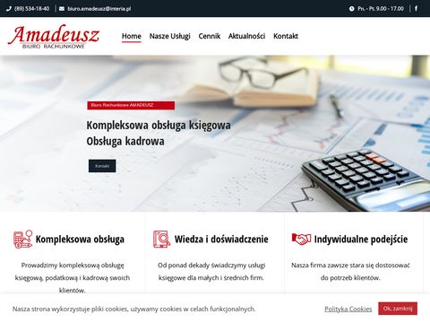 Biuro rachunkowe miasta Olsztyn – firma Amadeusz