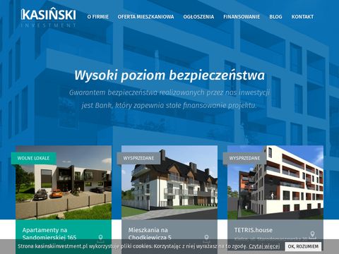 Kasiński Investment mieszkania na sprzedaż Kielce