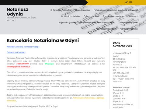 Gdynia-notariusz.pl Paulina Kierus-Tunowska