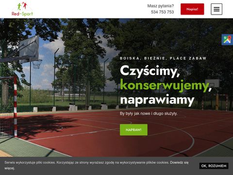 Nawierzchnie-sportowe.pl - mycie placu zabaw