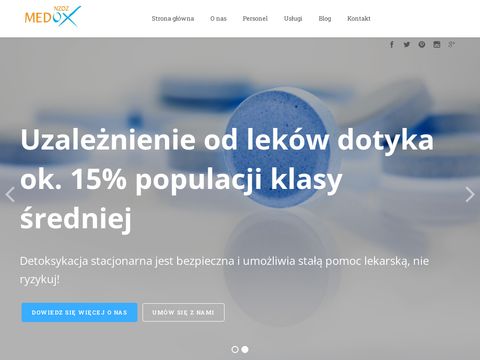 Medox-lekomania.pl - leczenie farmakologiczne