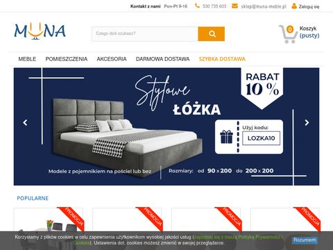Muna-Meble.pl internetowy sklep z meblami