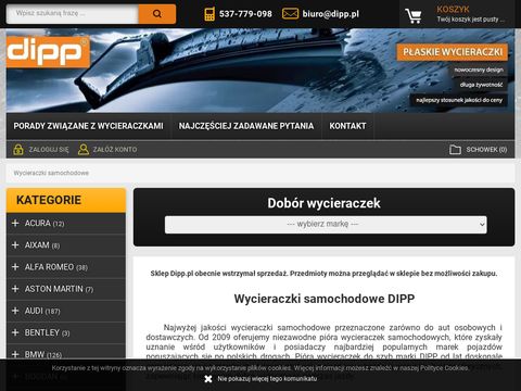 Dipp.pl wycieraczki samochodowe