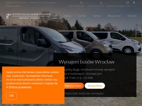 Kuszewski-busy.pl wynajem busów we Wrocławiu