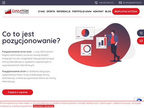 Damtox - pozycjonowanie stron Warszawa
