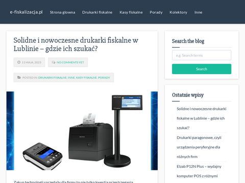 E-fiskalizacja.pl - wieści o kasach fiskalnych