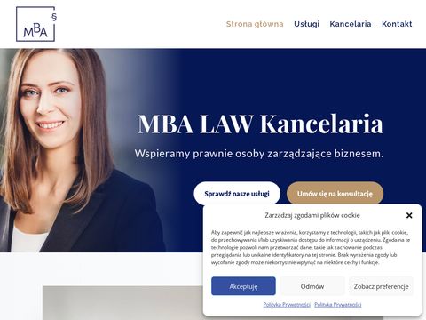 Mbalaw.pl adwokat biznesu Magdalena Biedrzycka