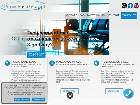 Prawopasazera.pl - odszkodowanie za opóźniony lot