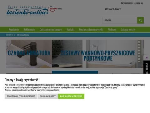Lazienki-online.pl wyposażenie łazienek sklep