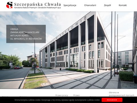 Wchwala.com.pl doradztwo prawne w Krakowie