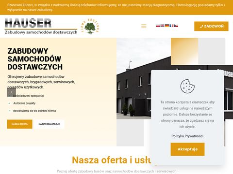Autohauser.pl zabudowa samochodów