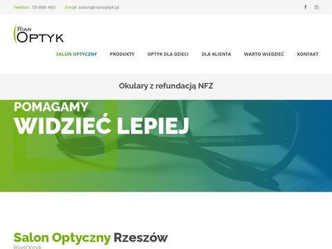 Rianoptyk.pl dla dzieci Rzeszów