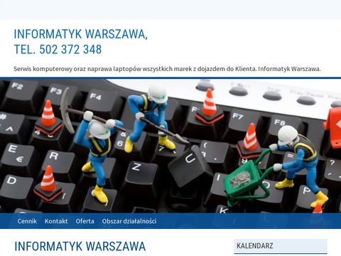 Naprawakomputera.waw.pl - informatyk Warszawa