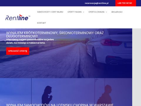 RentLine wypożyczalnia samochodów Warszawa