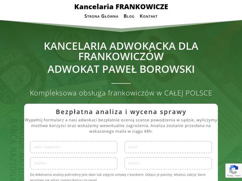 Kancelaria-frankowicze.info prawnik