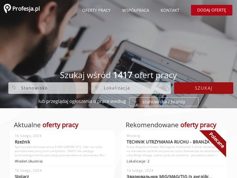 Profesja.pl - ogłoszenia i oferty pracy