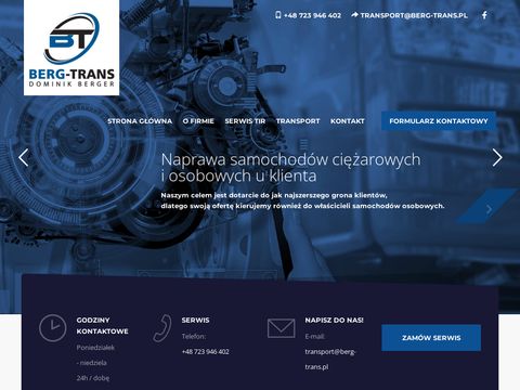 Berg-trans.pl mobilny serwis aut ciężarowych Piła