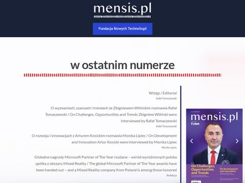 Mensis.pl magazyn e-commerce