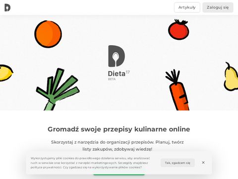 Dieta17.pl program do przepisów kulinarnych