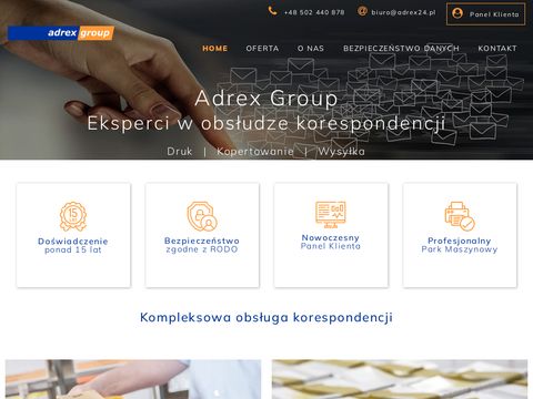 Adrex Group - obsługa korespondencji